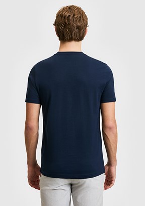 US POLO ASSN - Erkek Lacivert Basic T-Shirt