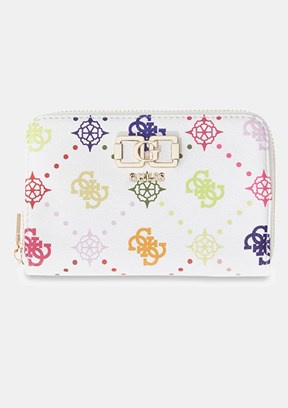 GUESS Emelie - SWGM9928140 Kadın Çok Renkli Suni Deri Cüzdan
