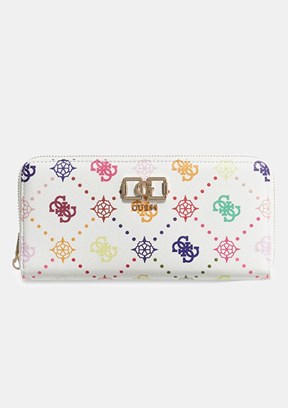 GUESS Emelie - SWGM9928146 Kadın Çok Renkli Suni Deri Cüzdan