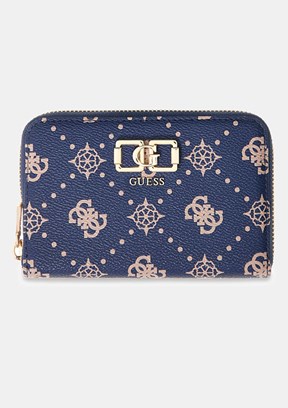 GUESS Emelie - SWGP9928140 Kadın Mavi Suni Deri Cüzdan
