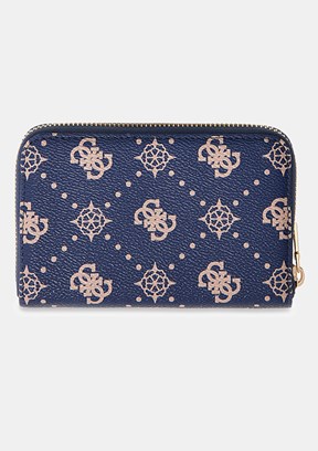 GUESS Emelie - SWGP9928140 Kadın Mavi Suni Deri Cüzdan