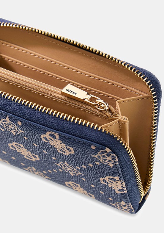 GUESS Emelie - SWGP9928140 Kadın Mavi Suni Deri Cüzdan