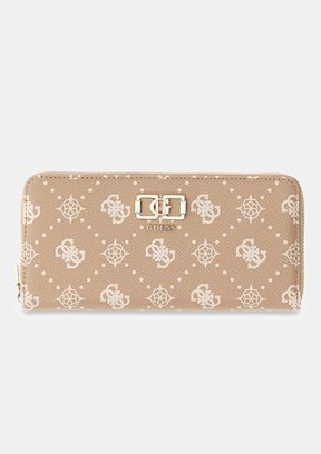 GUESS Emelie - SWGP9928146 Kadın Bej Suni Deri Cüzdan