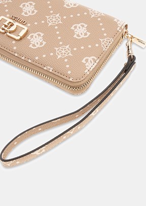 GUESS Emelie - SWGP9928146 Kadın Bej Suni Deri Cüzdan