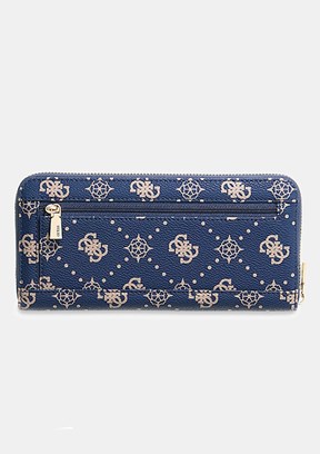 GUESS Emelie - SWGP9928146 Kadın Mavi Suni Deri Cüzdan