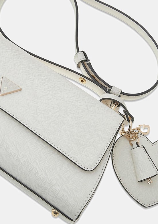 GUESS isobel Convertible X - HWBG9932210 Kadın Beyaz Omuz Çantası