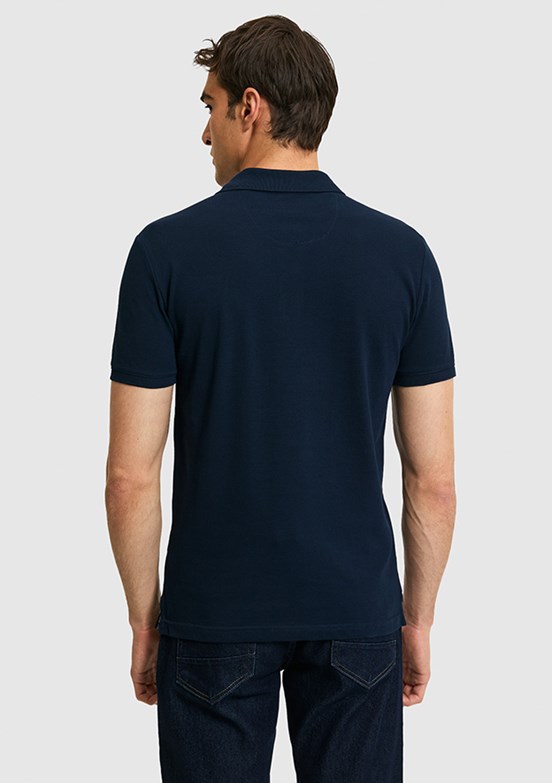 US POLO ASSN - Erkek Lacivert Slim T-Shirt