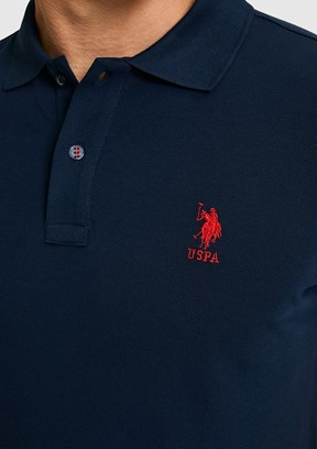 US POLO ASSN - Erkek Lacivert Slim T-Shirt