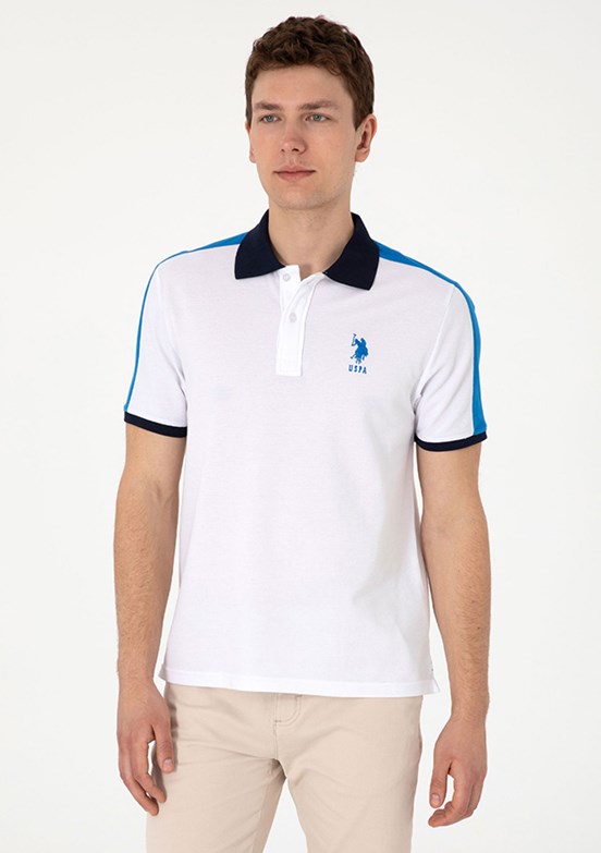US POLO ASSN Erkek Beyaz Regular T-Shirt