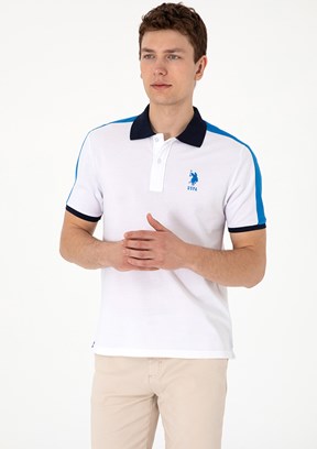 US POLO ASSN Erkek Beyaz Regular T-Shirt