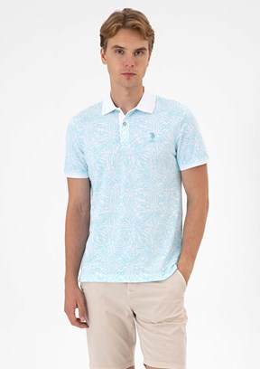 US POLO ASSN Erkek Mavi Regular T-Shirt