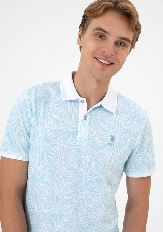 US POLO ASSN Erkek Mavi Regular T-Shirt