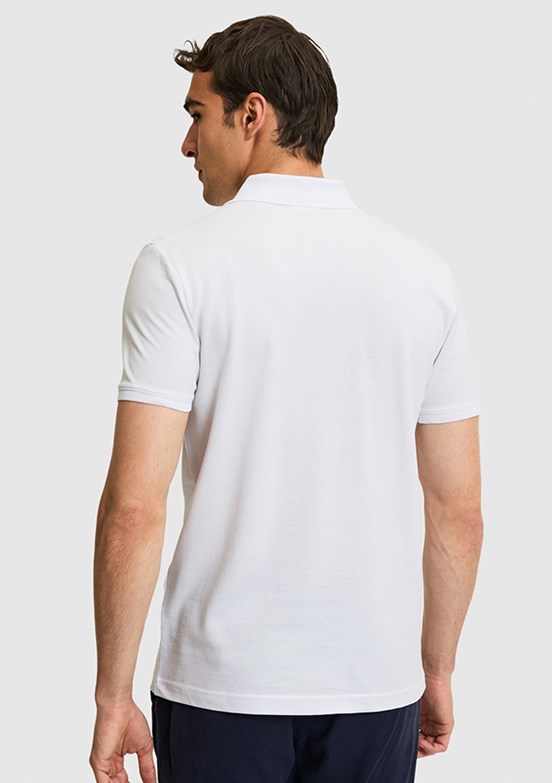 US POLO ASSN - Erkek Beyaz Basic T-Shirt