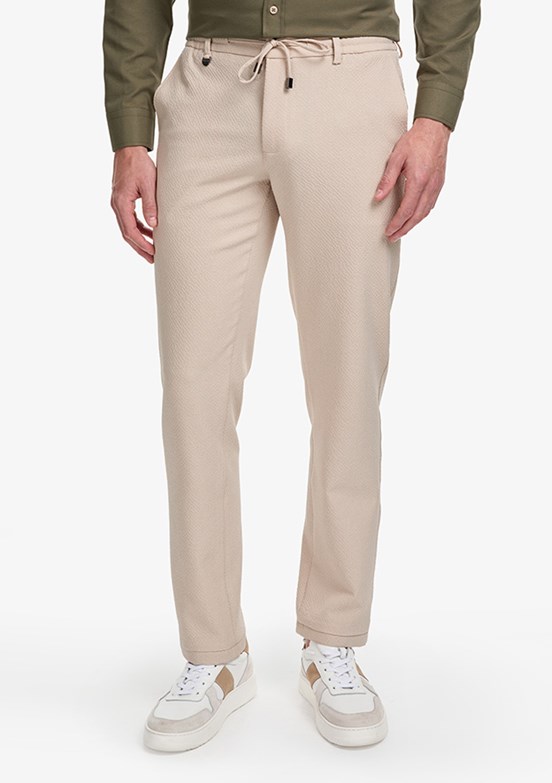PİERRE CARDİN - Erkek Bej Slim Pantolon