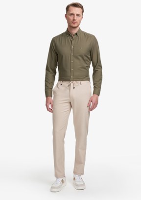 PİERRE CARDİN - Erkek Bej Slim Pantolon