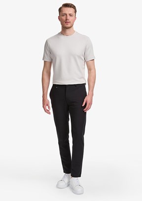 PIERRE CARDIN - Erkek Siyah Regular Pantolon