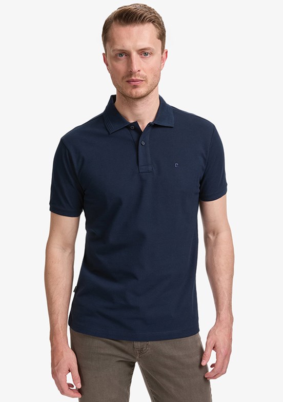 PİERRE CARDİN - Erkek Lacivert Slim T-Shirt
