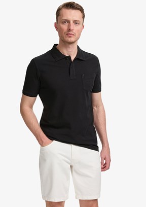 PİERRE CARDİN - Erkek Siyah Basic T-Shirt