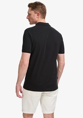 PİERRE CARDİN - Erkek Siyah Basic T-Shirt