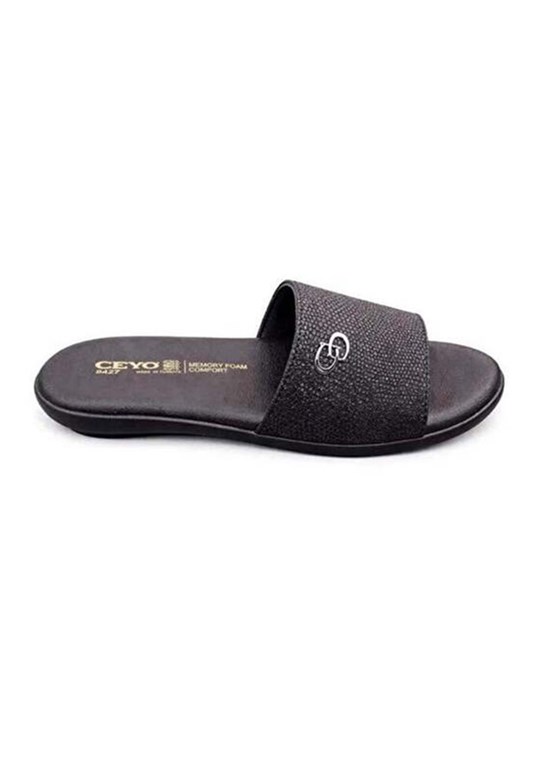 CEYO - 9827-31 Kadın Siyah Casual Ayakkabı