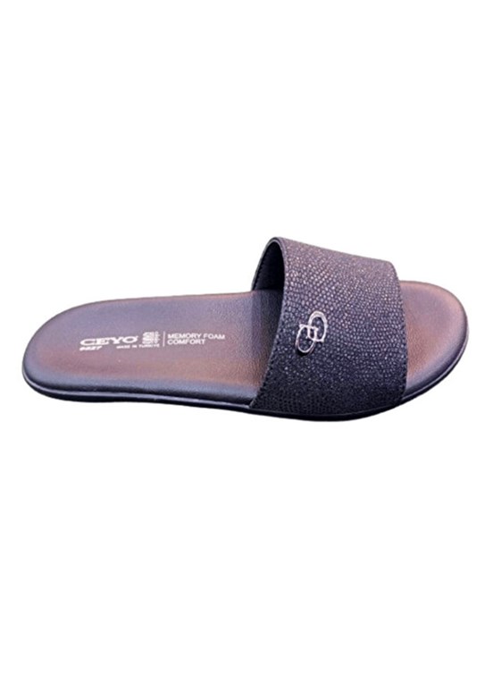 CEYO - 9827-31 Kadın Siyah Casual Ayakkabı