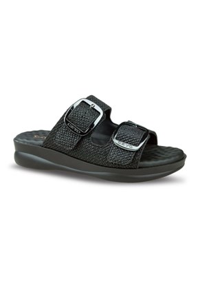 CEYO - 9975-19 Kadın Siyah Günlük Terlik