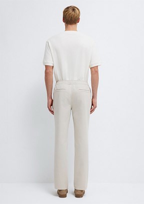 MAVİ - M0010547-70144 Erkek Bej Normal Bel Pantolon