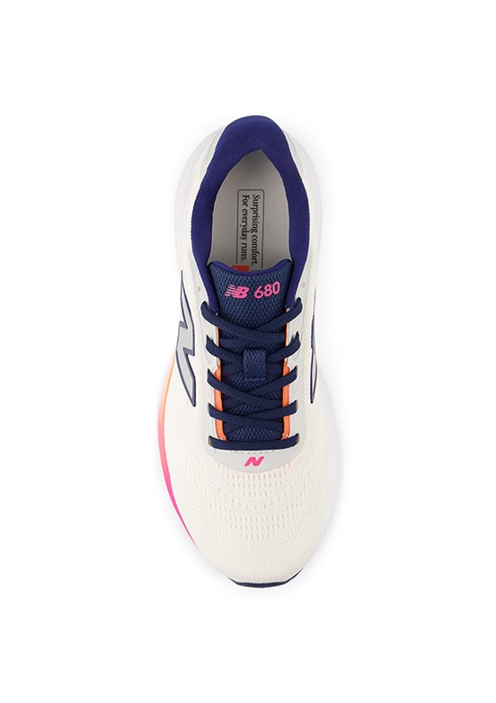 NEW BALANCE 680 - W6809BI Kadın Beyaz Koşu Ayakkabısı