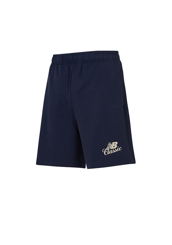 NEW BALANCE - MNS1643-AVI Erkek Lacivert Baskılı Şort