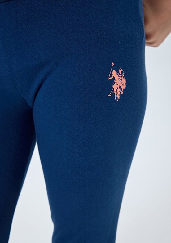 US POLO ASSN - US2523-G Kız Çocuk Lacivert Taytlı İkili Takım