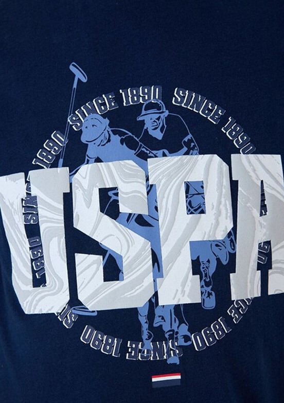 US POLO ASSN - US2413-4 Erkek Çocuk Lacivert Pijama Takımı