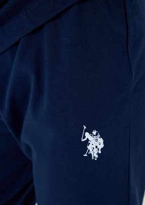 US POLO ASSN - US2413-4 Erkek Çocuk Lacivert Pijama Takımı