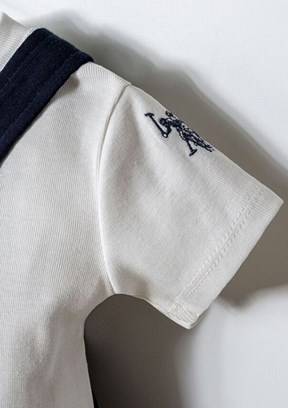 US POLO ASSN - USB2881 Erkek Bebek Lacivert Salopet Pantolon