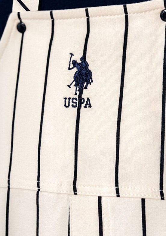 US POLO ASSN - USB2870 Erkek Bebek Lacivert Salopet Pantolon
