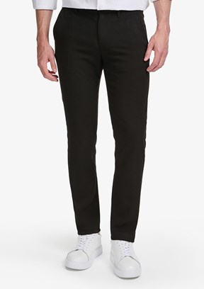 PİERRE CARDİN - Erkek Siyah Slim Pantolon