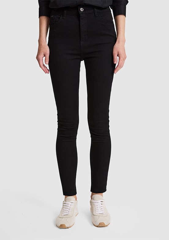 US POLO ASSN - Kadın Siyah Slim Jean Pantolon