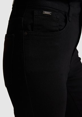 US POLO ASSN - Kadın Siyah Slim Jean Pantolon