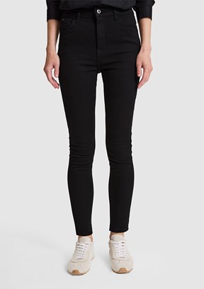 US POLO ASSN - Kadın Siyah Slim Jean Pantolon