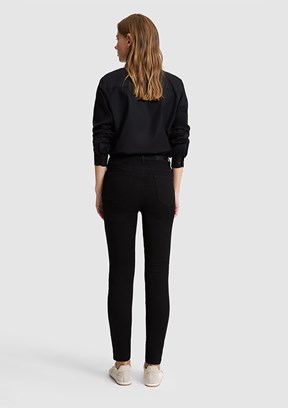 US POLO ASSN - Kadın Siyah Slim Jean Pantolon