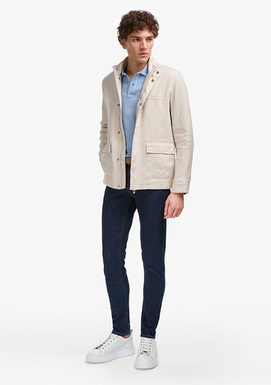 US POLO ASSN Erkek Bej Basic Mont