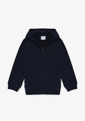 US POLO ASSN - Erkek Çocuk Lacivert Basic Sweatshirt