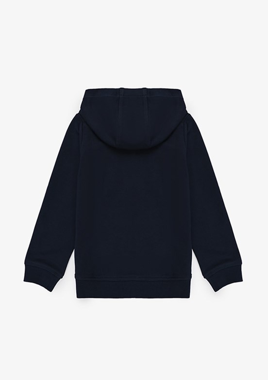 US POLO ASSN - Erkek Çocuk Lacivert Basic Sweatshirt