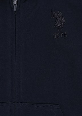 US POLO ASSN - Erkek Çocuk Lacivert Basic Sweatshirt