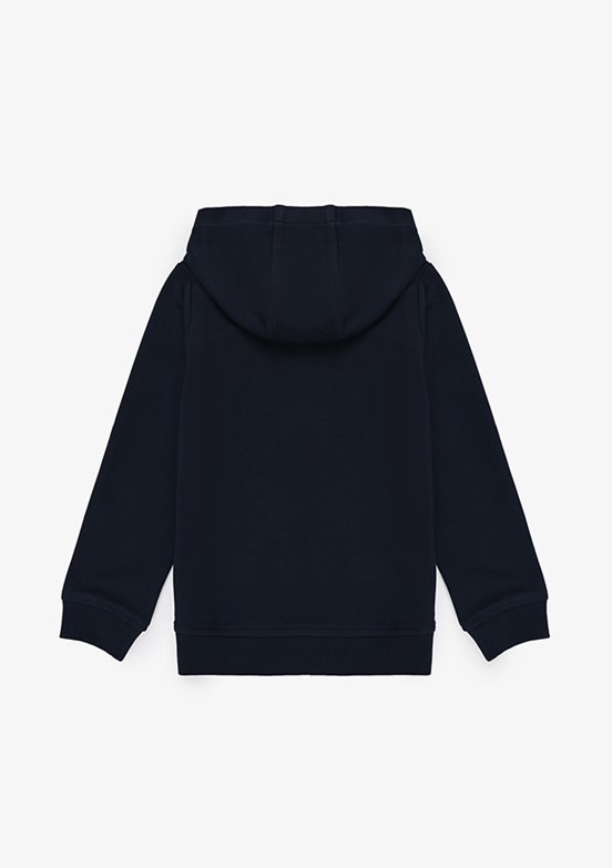 US POLO ASSN - Erkek Çocuk Lacivert Basic Sweatshirt