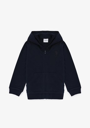 US POLO ASSN - Erkek Çocuk Lacivert Basic Sweatshirt