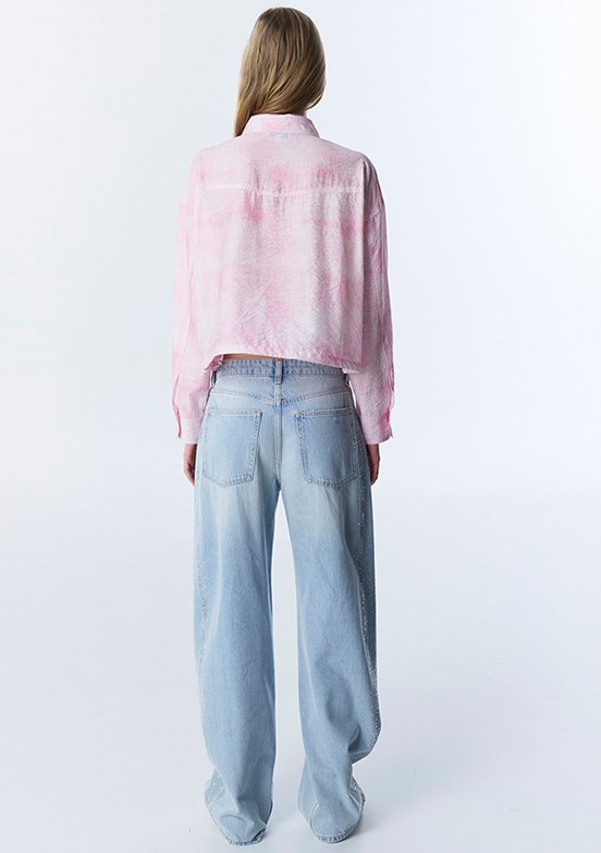 TWİST - TS1260025142 Kadın Pembe Basic Gömlek