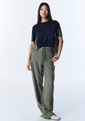 TWİST - TS1260050029 Kadın Lacivert Basic Kazak