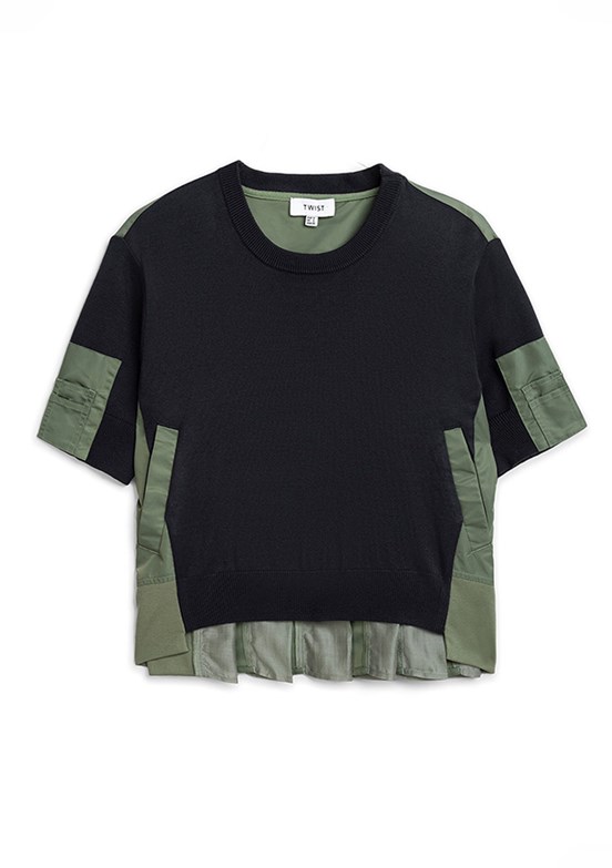 TWİST - TS1260050029 Kadın Lacivert Basic Kazak