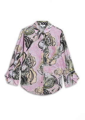 TWİST - TS1260025129 Kadın Pembe Basic Gömlek