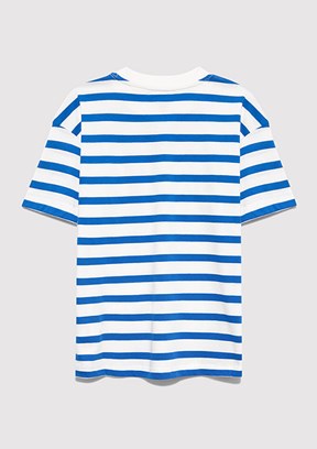 MAVİ - M6610251-91364 Erkek Çocuk Mavi Baskılı T-Shirt